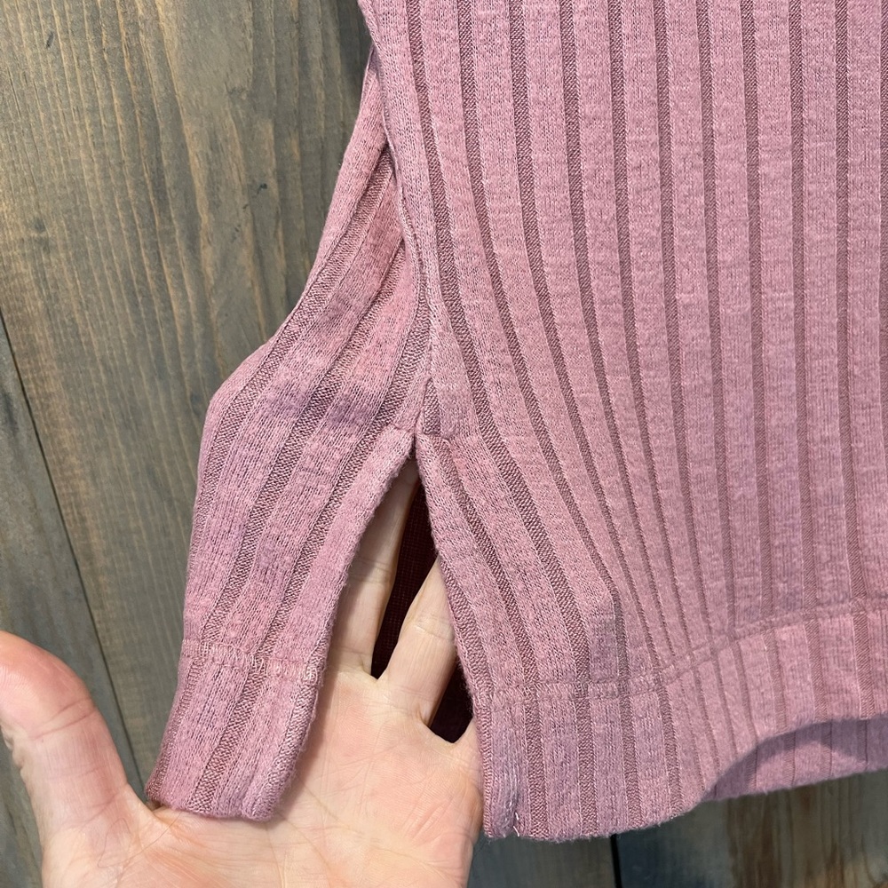Free People intimatly mauve sleeveless ribbed top - Picture 3 of 5